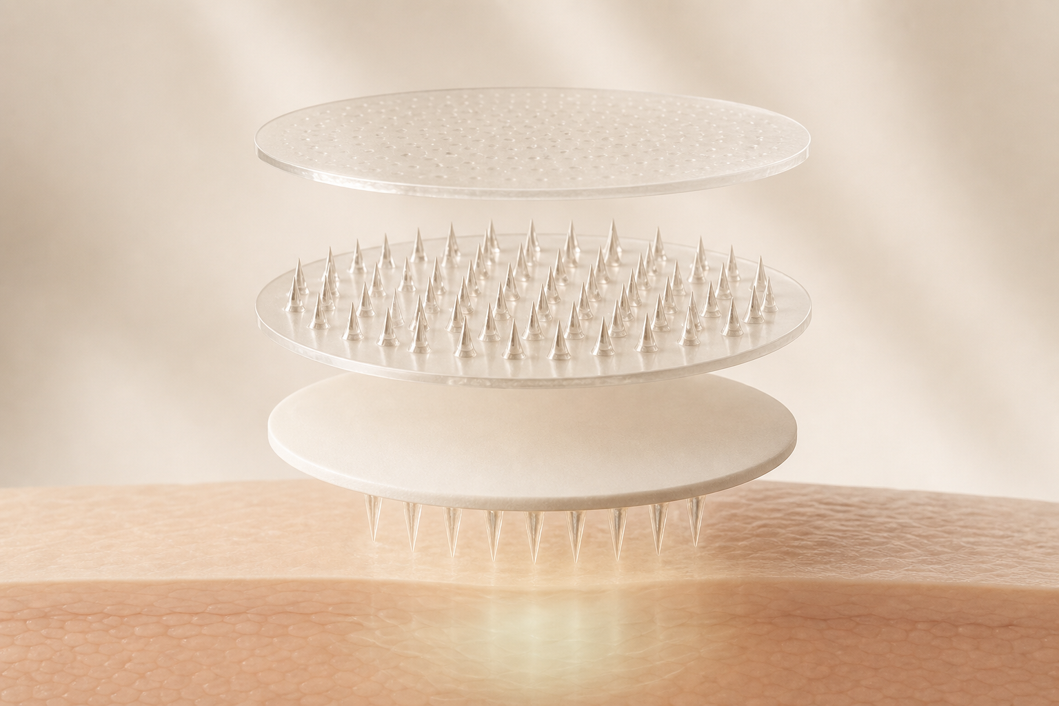 FORMULEA SKIN microdart patch structure
